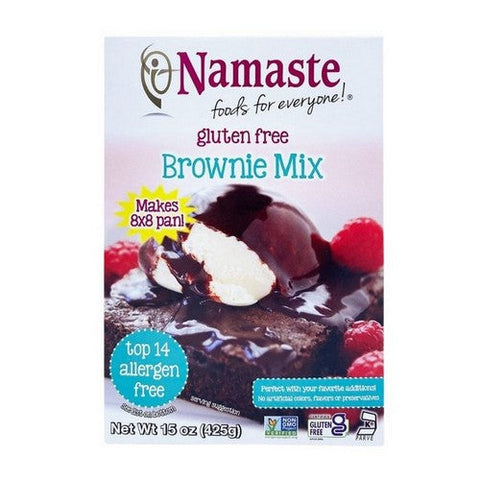 Namaste Foods, Brownie Mix Gluten Free, 15 Oz (Case Of 6) Namaste Foods
