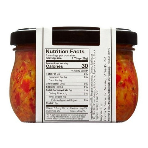 Cucina & Amore, Bruschetta Piquillo And Artichoke, 7.9 Oz (Case Of 6)