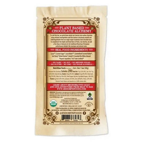 Endorfin Foods, Organic Cherry Amaretto 70%, 1.4 Oz (Case Of 9)