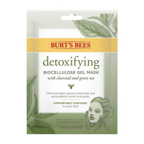 Burts Bees, Detoxifying Biocellulose Gel Mask, 1 Count (Case Of 6) Burts Bees