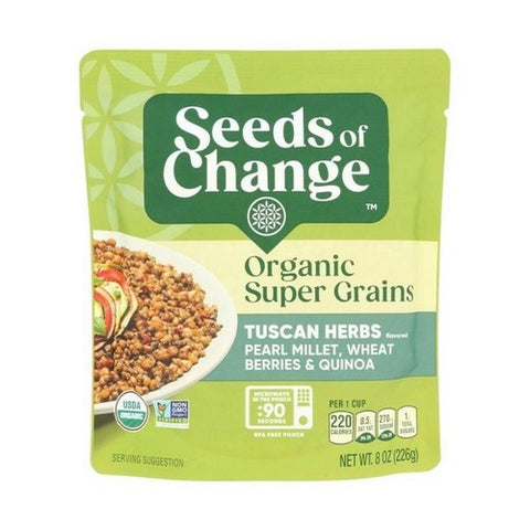 Seeds of Change, Super Grain Seeds Tuscan Herbs, 8 Oz (Case Of 6)