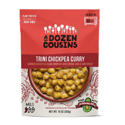 A Dozen Cousins, Trini Chickpea Curry, 10 Oz (Case Of 6) A Dozen Cousins