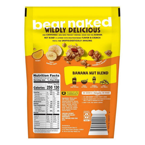 Bear Naked, Natural Granola Banana Nut, 12 Oz (Case Of 6) Bear Naked