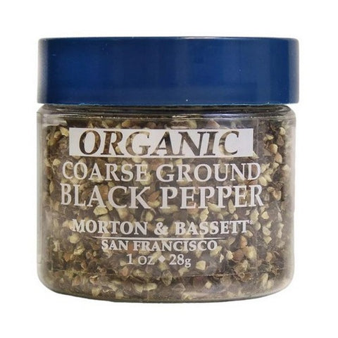 Morton & Bassett, Spice Black Pepper Coarse Ground, 1 Oz (Case Of 3)