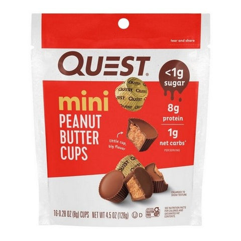 Quest, Peanut Butter Cups Mini, 4.05 Oz (Case Of 6)