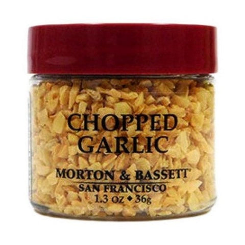 Morton & Bassett, Garlic Chopped, 1.3 Oz (Case Of 3) Morton & Bassett