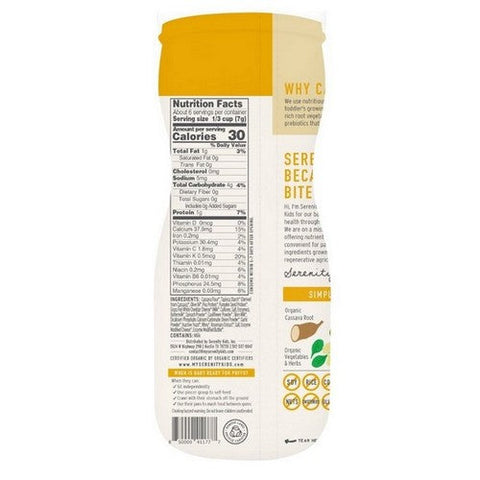 Serenity Kids, Cheddar And Cauliflower Spinach Puffs, 1.5 Oz (Case Of 6) Serenity Kids