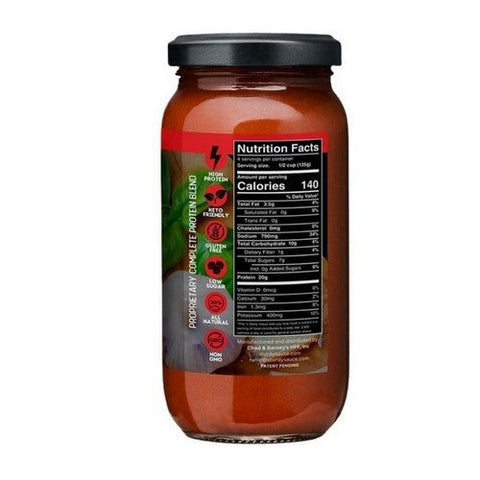 Sturdy Sauce, Protein Marinara Sauce, 16 Oz (Case Of 4) Sturdy Sauce