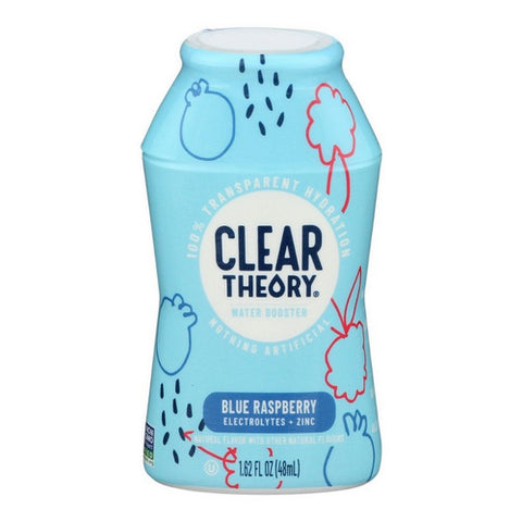 Clear Theory, Water Boost Blue Raspberry, 1.62 Oz (Case Of 12)