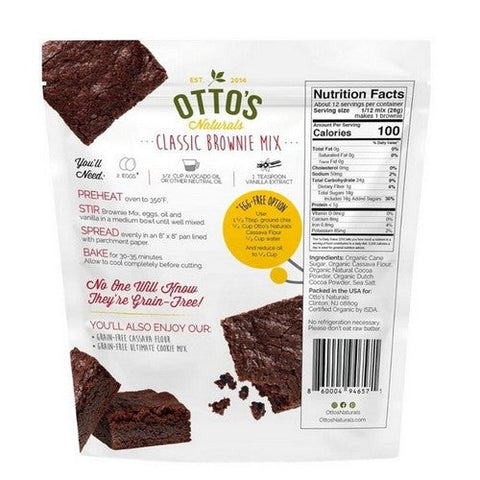 Ottos Naturals, Grain Free Classic Brownie Mix, 11.1 Oz (Case Of 6) Ottos Naturals