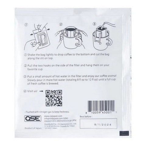 Ose, Decaf Coffee, 0.5 Oz X 6 Count (Case Of 2) Ose