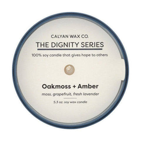 Calyan Wax Co, Oakmoss Amber Soy Candle, 5.3 Oz (Case Of 6) Calyan Wax Co