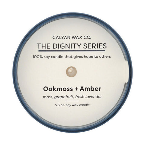 Calyan Wax Co, Oakmoss Amber Soy Candle, 5.3 Oz (Case Of 6)