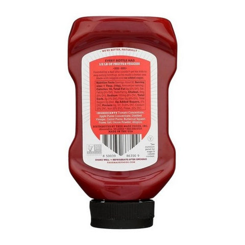 True Made Foods, Ketchup No Sugar, 18.5 Oz (Case Of 12)