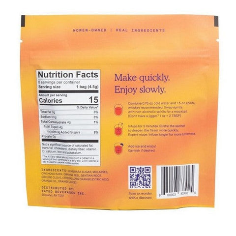 Sayso, Old Fashioned Cocktail Mix, 1.27 Oz (Case Of 6) Sayso