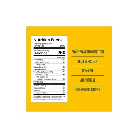 Lazy Food, Pasta Peas And Pepper, 5.4 Oz (Case Of 12) Lazy Food