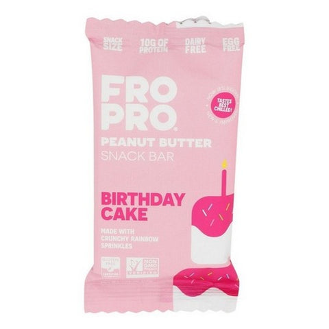 Fropro, Snack Bar Peanut Butter Birthday Cake, 1.59 Oz (Case Of 12)