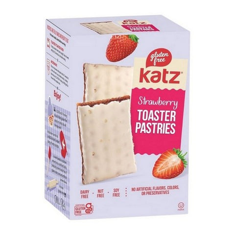 Katz, Strawberry Toaster Pastries, 8 Oz (Case Of 6)