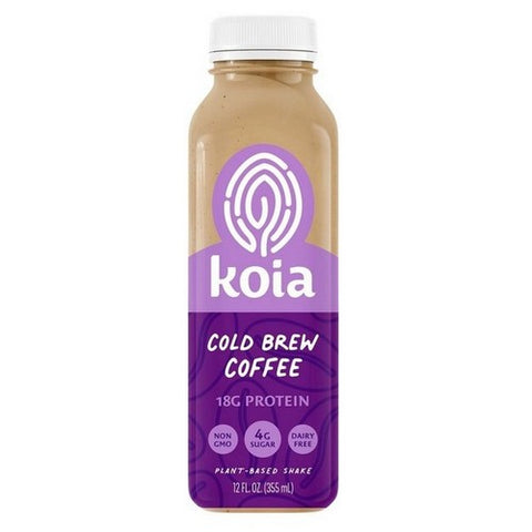 Koia, Protein Drink Cold Brew Coffee, 12 Oz (Case Of 6)