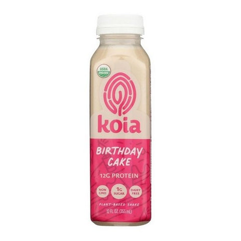 Koia, Protein Drink Birthday Cake, 12 Oz (Case Of 6)