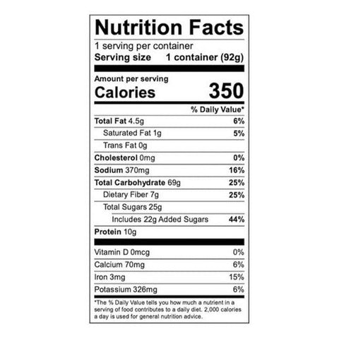 Anthem, Anthem Oatmeal Cup Whole Grain Peach And Cranberry, 3.25 Oz (Case Of 6) Anthem