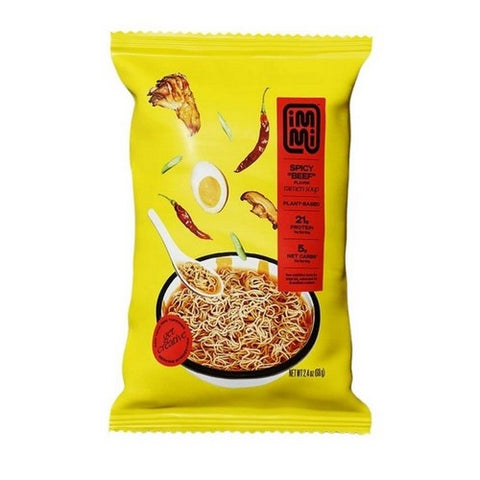 Immi, Ramen Spicy Beef Flavor, 2.4 Oz (Case Of 6)