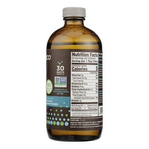Inner Eco, Original Unsweetened Sparkling Probiotic Coconut Water, 15 Oz (Case Of 4) Inner Eco