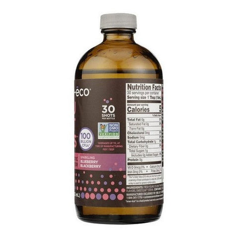 Inner Eco, Blueberry Blackberry Sparkling Probiotic Coconut Water, 15 Oz(Case Of 4) Inner Eco
