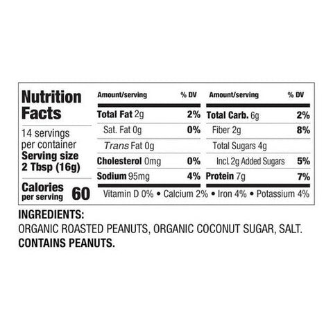 Betterbody, Organic PBfit Peanut Butter Powder, 8 Oz (Case Of 6) Betterbody