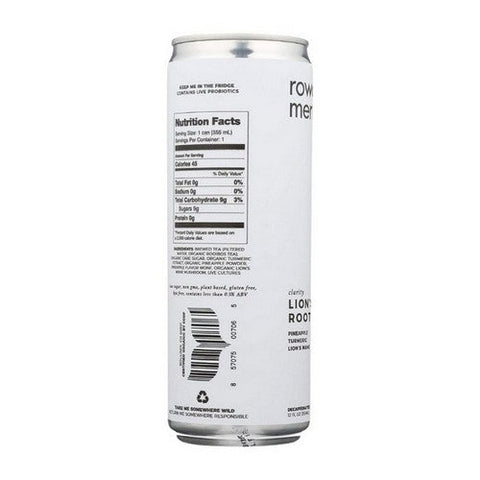 Rowdy Mermaid, Organic Lions Root, 12 Oz (Case Of 12) Rowdy Mermaid
