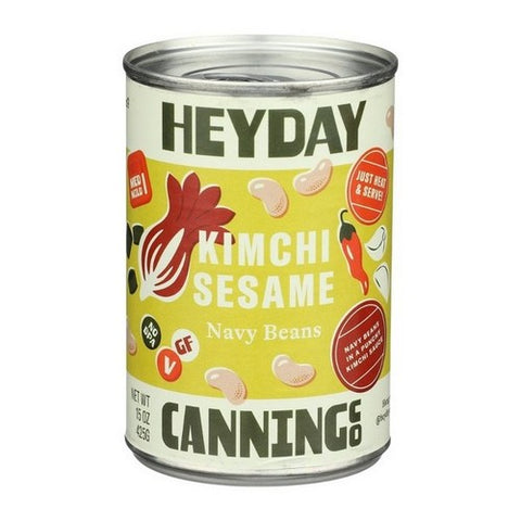 Heyday, Kimchi Sesame Navy Beans, 15 Oz (Case Of 12)