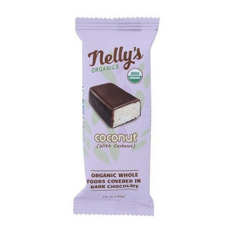 Nelly's Organics, Organic Coconut Candy Bar, 1.6 Oz (Case Of 9) Nelly's Organics