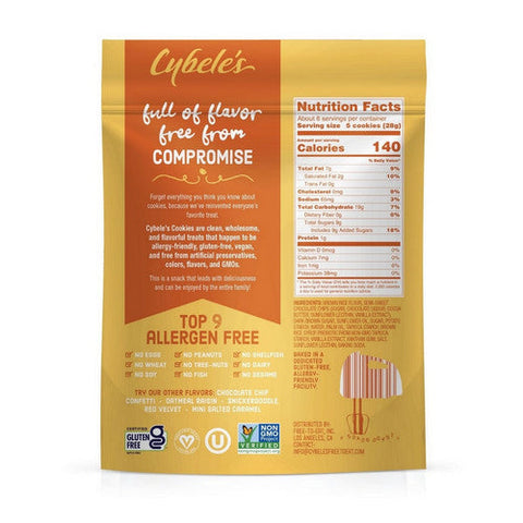 Cybeles, Mini Chocolate Chip Crunchy Cookies, 6 Oz (Case Of 6) Cybeles