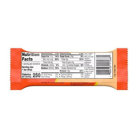 Onebar, Reeses Peanut Butter Lover Protein Bar, 2.12 Oz (Case Of 12)