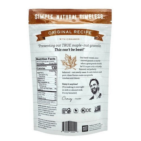 Nuthouse Granola, Granola Original Recipe, 12 Oz (Case Of 6) Nuthouse Granola