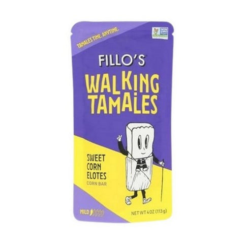 Fillos, Walking Tamales Sweet Corn Elotes, 4 Oz (Case Of 7)