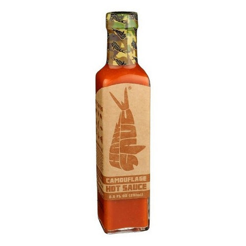 Hanks Sauce, Camouflage Hot Sauce, 8.5 Oz (Case Of 6)