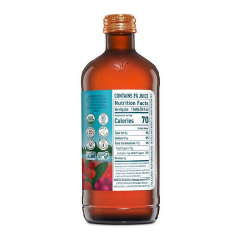 Brew Dr Kombucha, Blood Ginger Orange Kombucha, 14 Oz (Case Of 12)