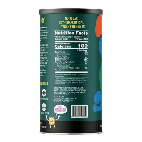 Kooshy, Panko Sourdough Italiano, 7.5 Oz (Case Of 6)