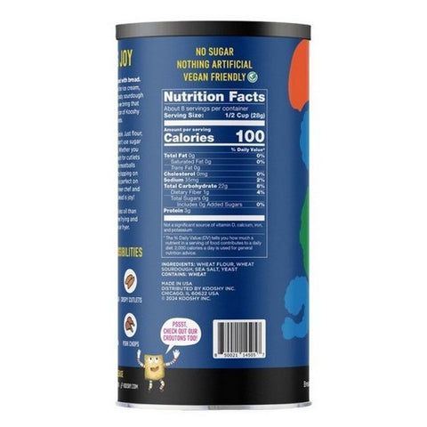 Kooshy, Panko Sourdough Plain, 7.5 Oz (Case Of 6)