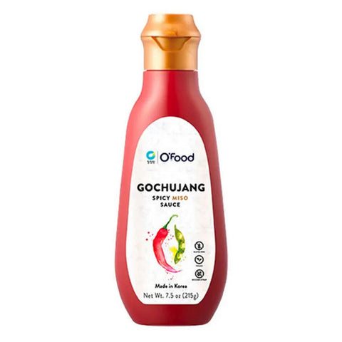 O'Food, Gochujang Spicy Miso Sauce, 7.5 Oz (Case Of 6)