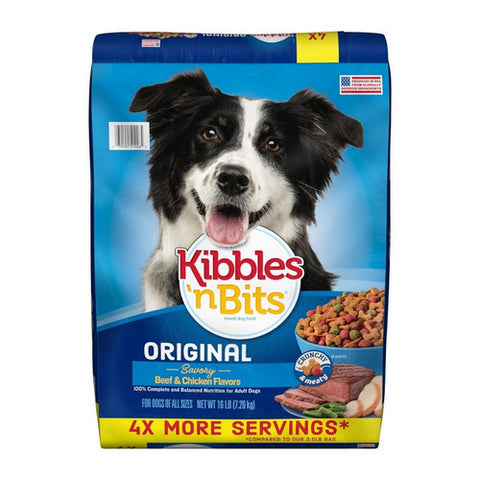 Kibbles N Bits, Chicken Flavors Dry Dog Food, 16 Lbs