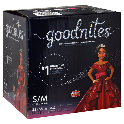 GoodNites, Girls Night Time Bed Wetting Underwear, 44 Count