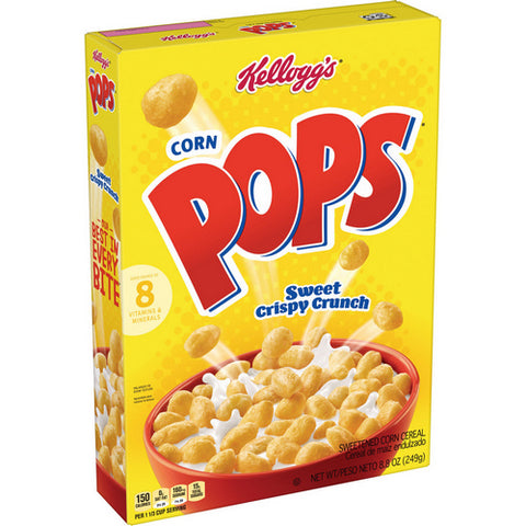 Kellogg's, Corn Pops Cereal, 8.8 Oz (Case Of 18)