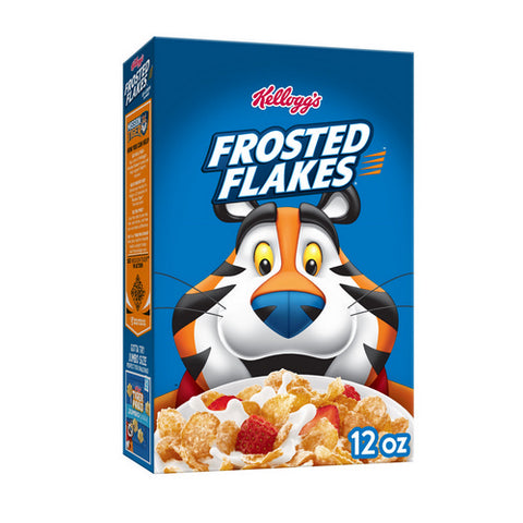 Kellogg's, Frosted Flakes Breakfast Cereal, 12 Oz (Case Of 18)