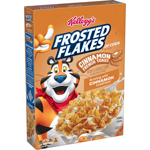 Kellogg's, Frosted Flakes Cinnamon French Toast Breakfast Creal, 11.6 Oz (Case Of 12)