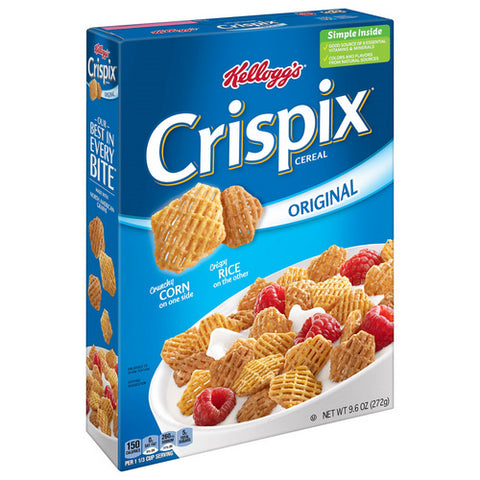 Kellogg's, Original Crispix Cereal, 9.6 Oz (Case Of 16)