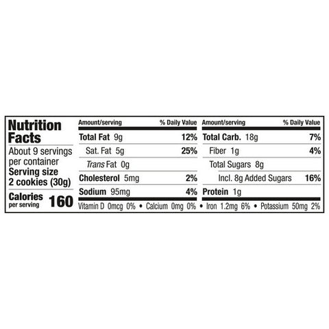 Keebler, Chips Deluxe Cookies With Coconut Flakes, 9.45 Oz (Case Of 12)