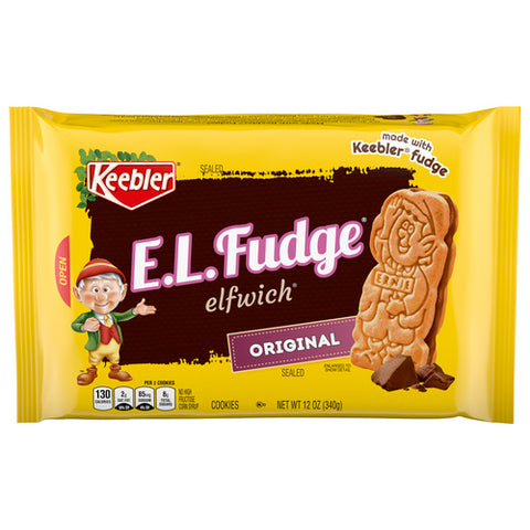 Keebler, El Fudge Original Cookies, 12 Oz (Case Of 12)