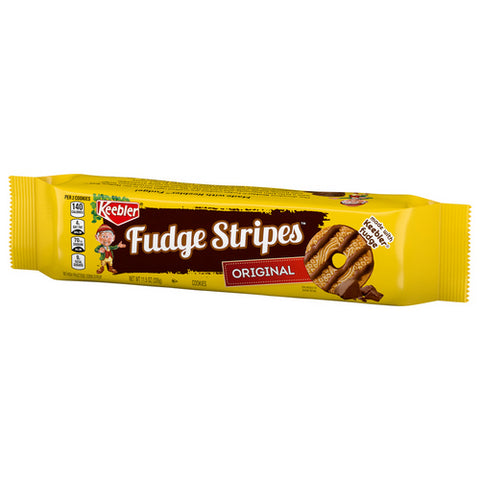 Keebler, Fudge Stripes Cookies, 11.5 Oz (Case Of 12)
